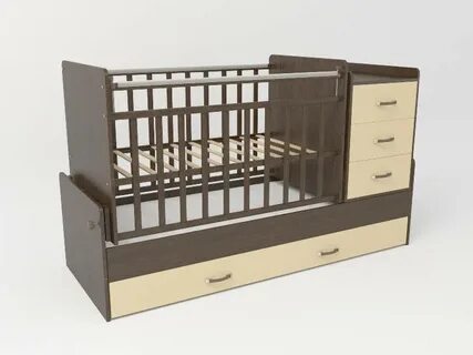 Детская кровать трансформер с маятником
