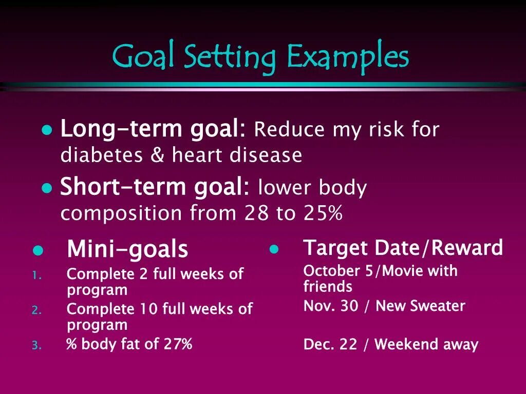 Setup examples