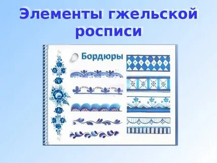 Технологическая карта гжель