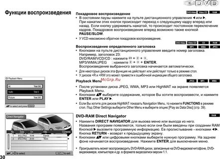 Функция воспроизведения
