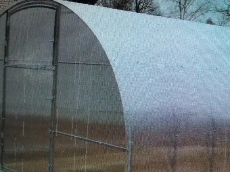 теплица "урожай классик" 4*2,5*2,21 (труба профильная оцин. теплица царица. теплица урожай пк4. парник эконом. теплица двойная дуга оцинкованная.