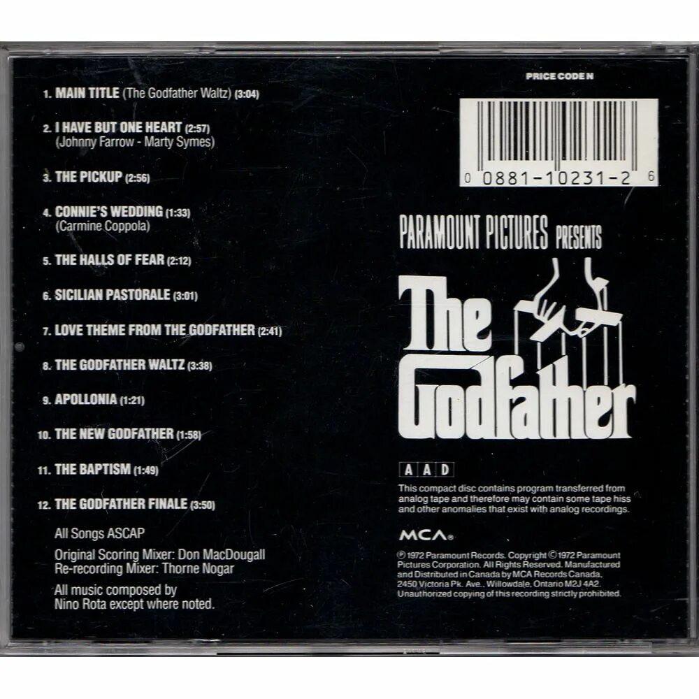 Крестная mp3. Godfather OST. Саундтрек the Godfather. Диски Godfather. Godfather афиша.