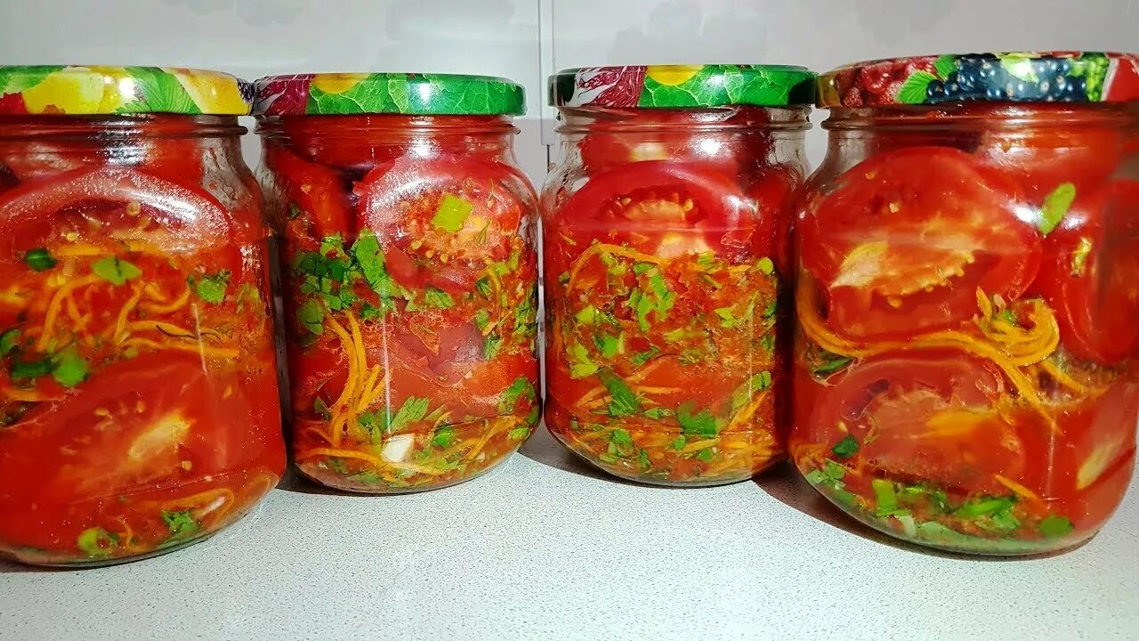 Кухня наизнанку рецепты помидор на зиму заготовки. Помидоры по-корейски пальчики оближешь. помидоры по-корейски с морковью. помидоры на зиму. томаты по корейски на зиму.