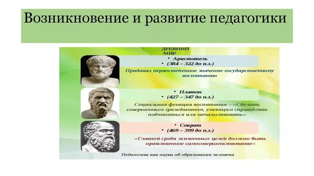 История образования и педагогической мысли. История педагогики и образования отрасли. Становление это в педагогике. Возникновение педагогических знаний. Возникновение педагогических знаний.