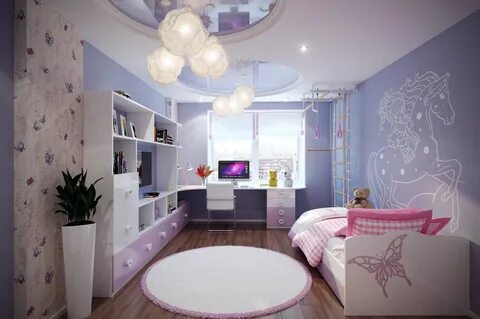 Дизайн детской комнаты для девочке