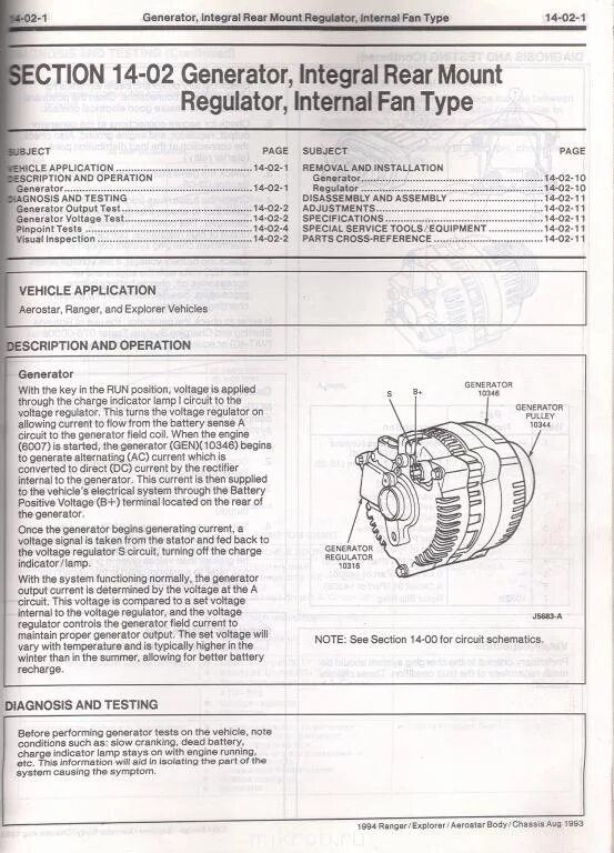 Generator note