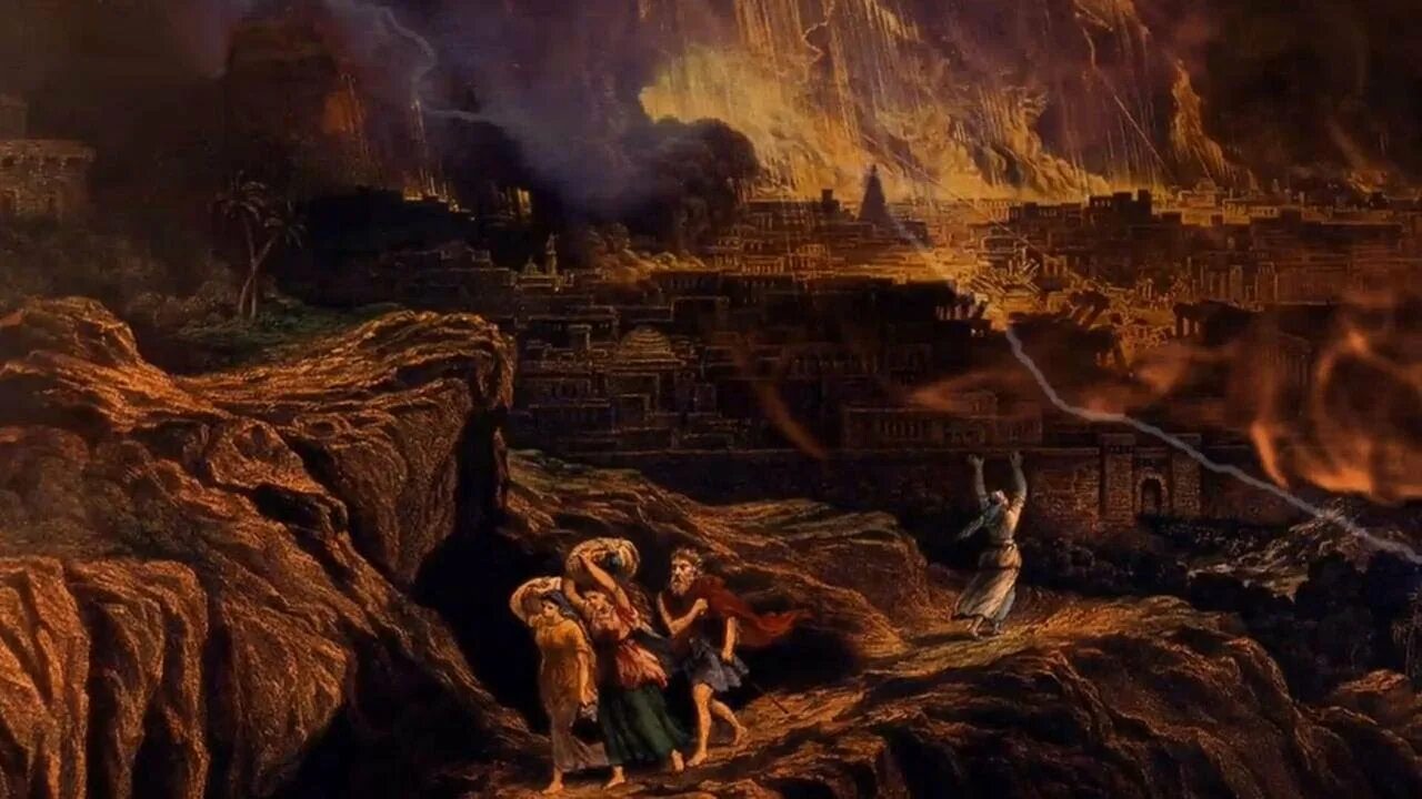Картина садома гамора. Лот содом и гоморра. Лот садом. Лот и ангелы содом и гоморра. Содом и гоморра картина.