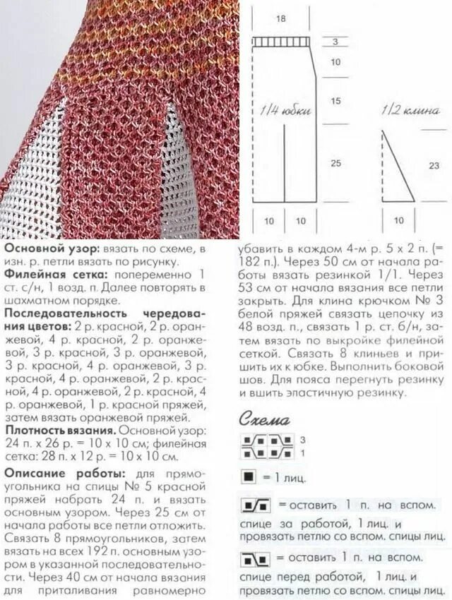 Вязаная юбка с запахом спицами схема описание Вязаные модели для летнего отдыха и не только от немецких дизайнеров Сундучок с