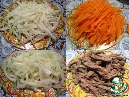 Салат редька с морковью мясом