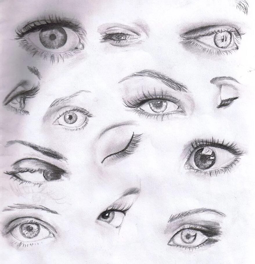 Объемный глаз рисунок. Рисование глаз в разных ракурсах. Скетчи глаз карандашом. Скетч глаза карандашом для начинающих. Формы глаз скетч.