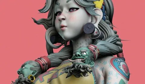 Sculpt a stylized Asian female in ZBrush & Maya - 3dtotal - Learn Creat...