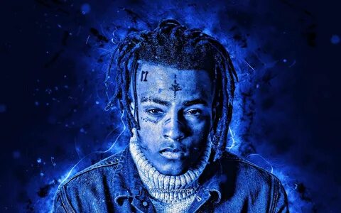 Download All-blue Xxxtentacion Computer Wallpaper Wallpapers.com