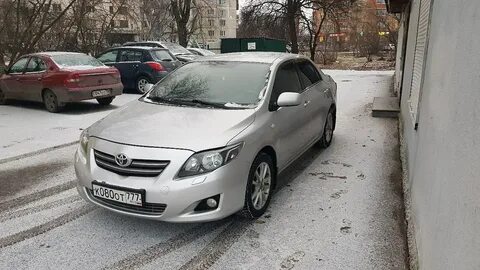 Тойота королла 2008 задний