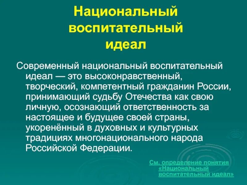 Национальное в современном воспитании. Национальный воспитательный идеал. Современный воспитательный идеал. Национальный воспитательный идеал определяется. Современный российский национальный воспитательный идеал.