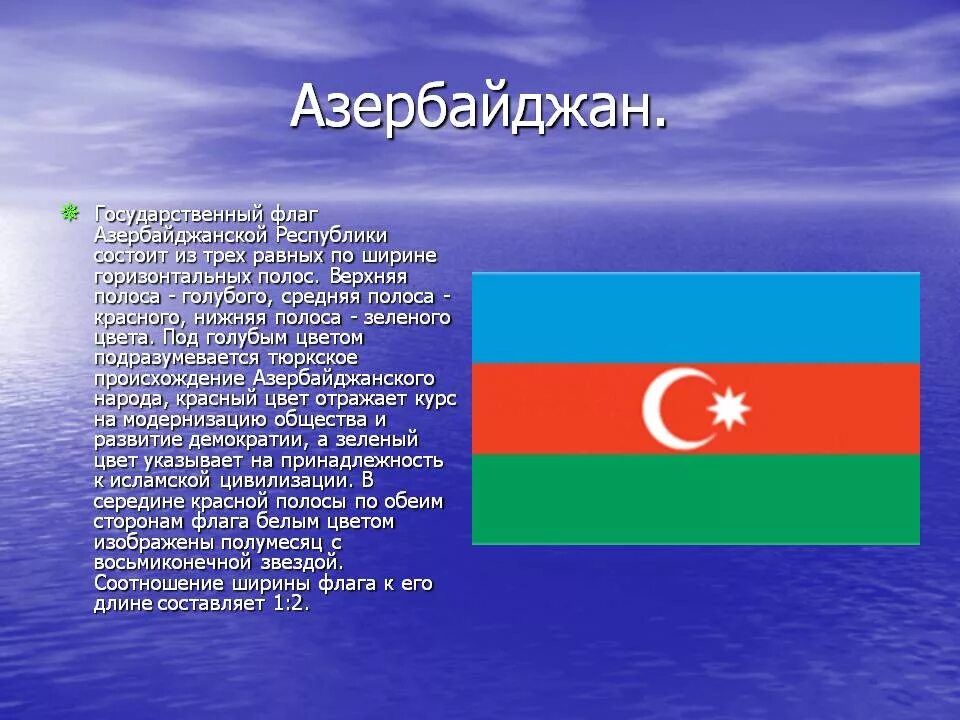 Статус азербайджана. Сообщение о Азербайджане. Проект про Азербайджан. Рассказ про Азербайджан. Флаг Азербайджана.