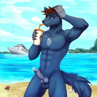 1:1, 2020, absurd res, hi res, anthro, balls, beach, beichtstuhl, beverage,...