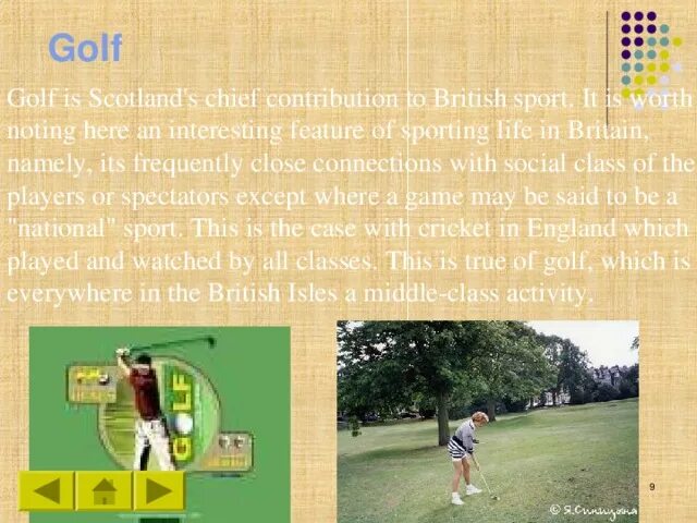 Спорт в Великобритании презентация. Презентация по английскому языку гольф. Спорт в Великобритании гольф. Презентация про гольф на английском языке.