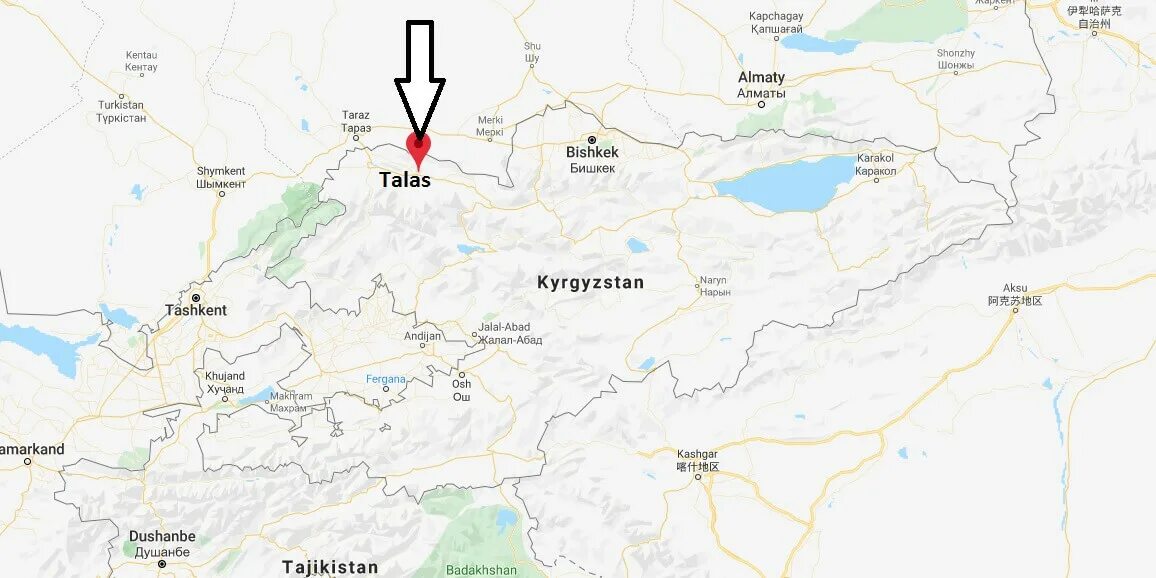 Талас Киргизия карта. Карта Таласской области Кыргызстана. Река Талас на карте Кыргызстана. Город Талас Киргизия на карте.