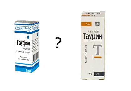 Таурин глазные аналоги