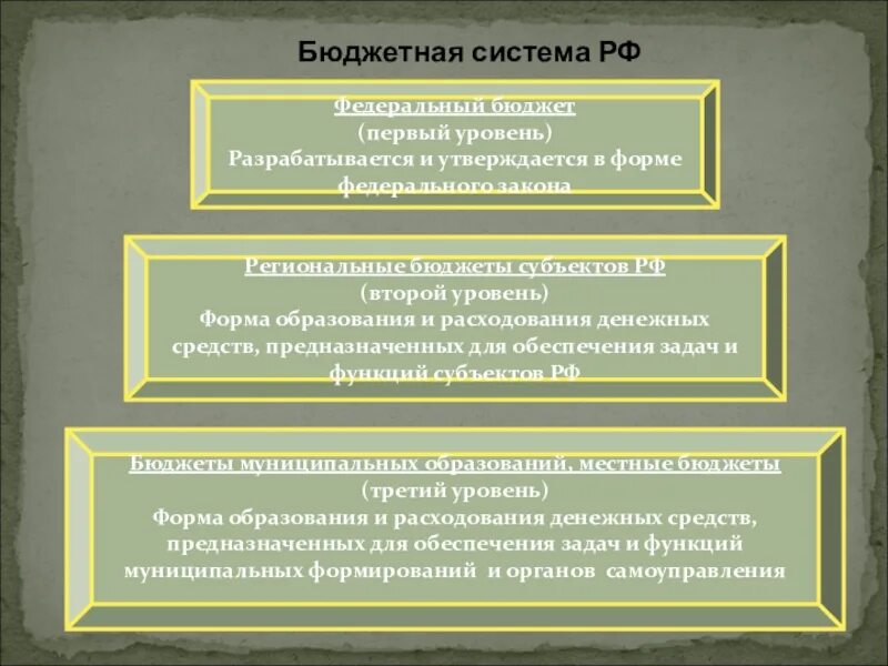 Бюджет первого уровня. Бюджет субъекта РФ разрабатывается и утверждается в форме. Бюджеты всех уровней разрабатываются и утверждаются в форме. Федеральный бюджет утверждается в форме. Бюджет субъекта РФ утверждается в форме.