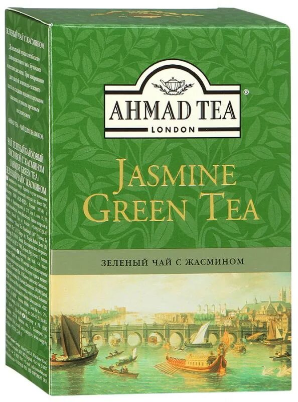 Ахмад с жасмином. Ахмад теа зеленый чай. ahmad tea чай зеленый байховый 100г.