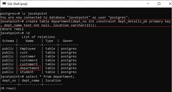 Postgresql temp table. Postgresql temp table