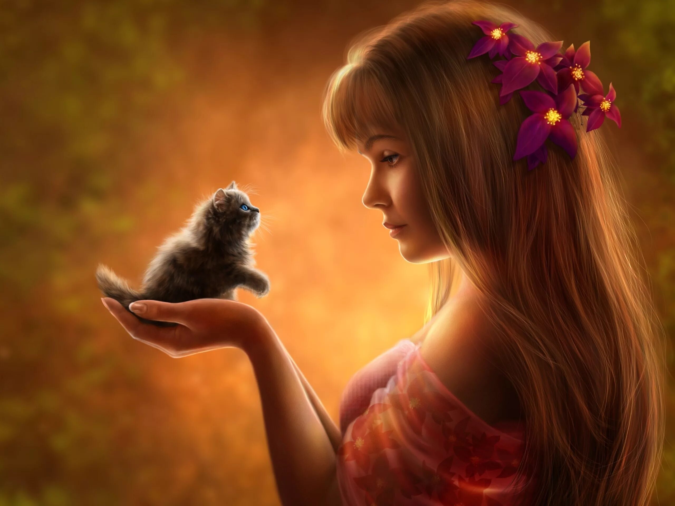 Добрая душа. Девушка с котенком. Девочка с котом. Красивая девушка с котиком. Красивая девушка с котенком.
