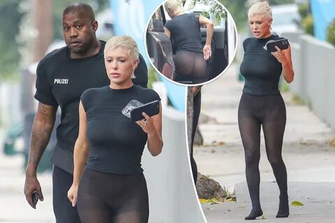 Kanye West’s 'wife' Bianca Censori steps out shoeless in completely sheer tights