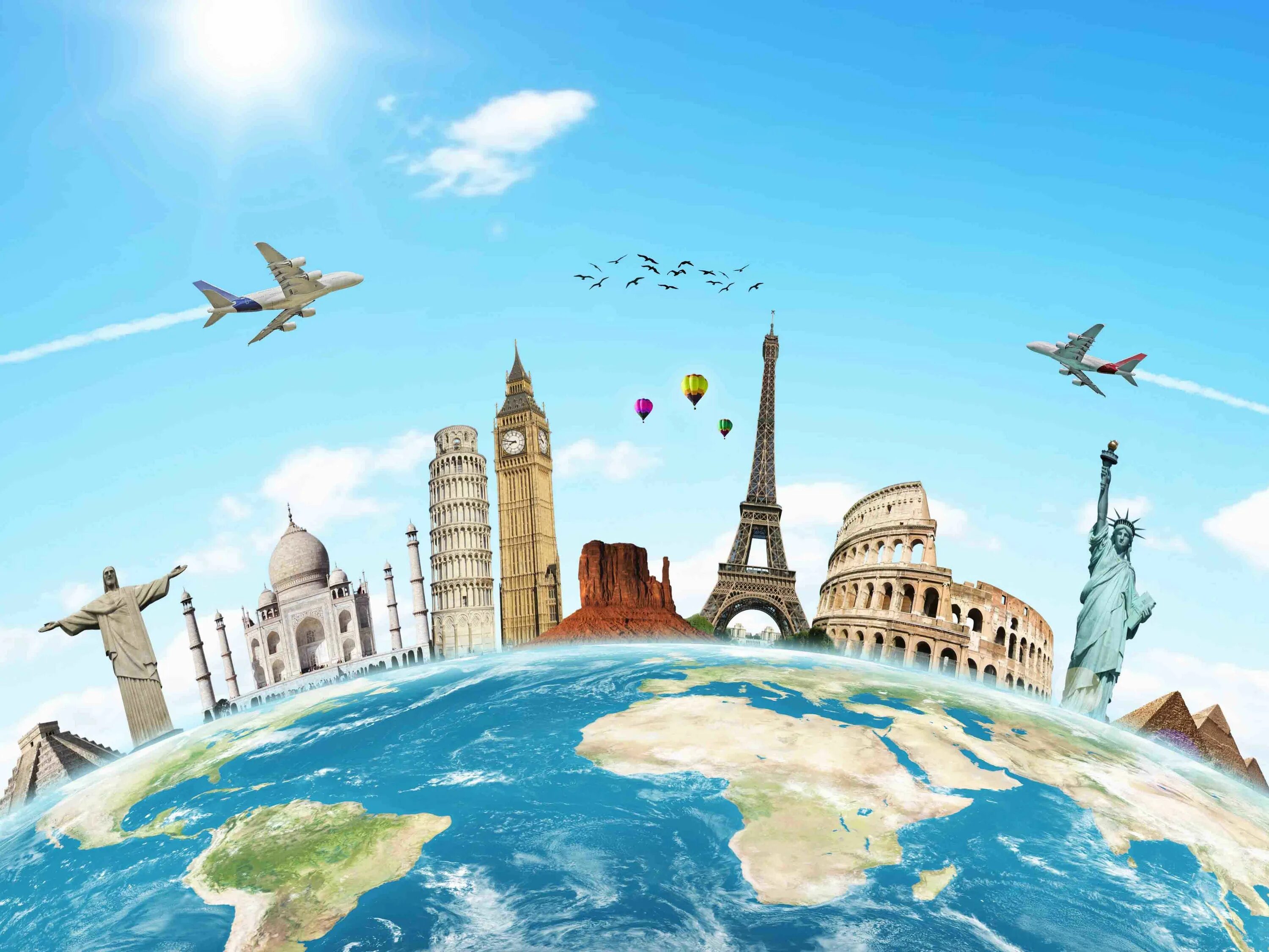 Getting around the world. Getting around the world