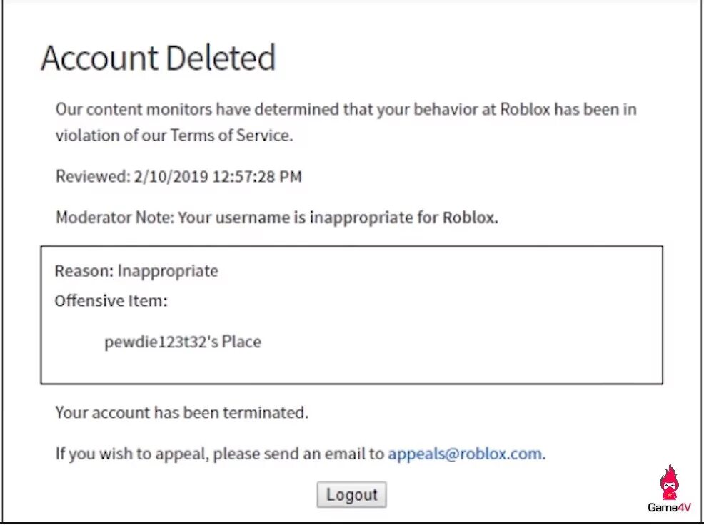 Remove roblox. Экран БАНА В РОБЛОКС. Your account has been banned Roblox. Appeal account Roblox. Account terminated Roblox.