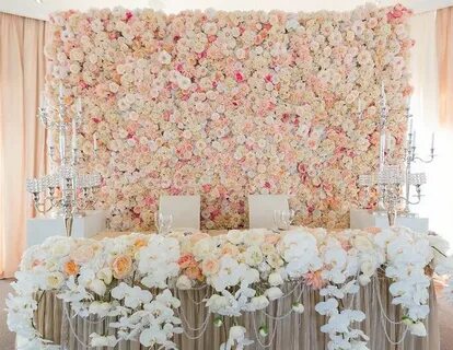 Flower wall rental services