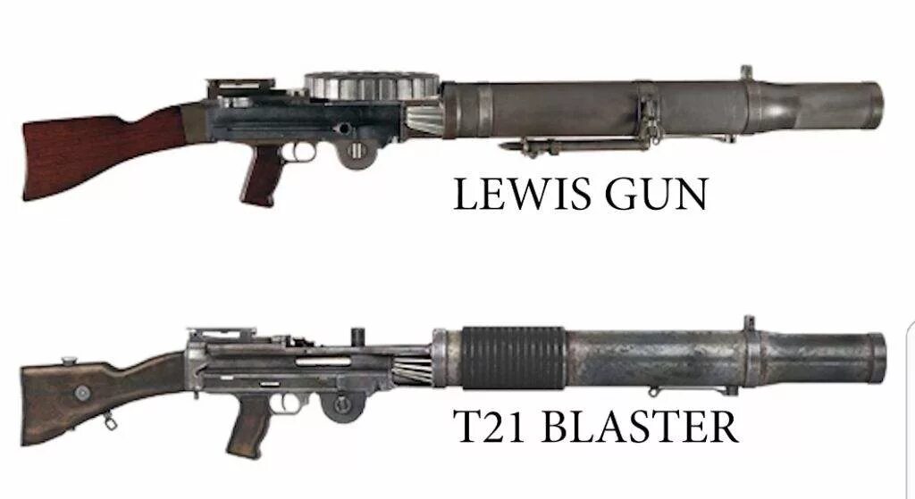 Т21 бластер. Легкий автоматический бластер t-21. Пулемет Льюиса Звёздные войны. Пулемёт Льюиса Калибр. 7 t 21 t 3
