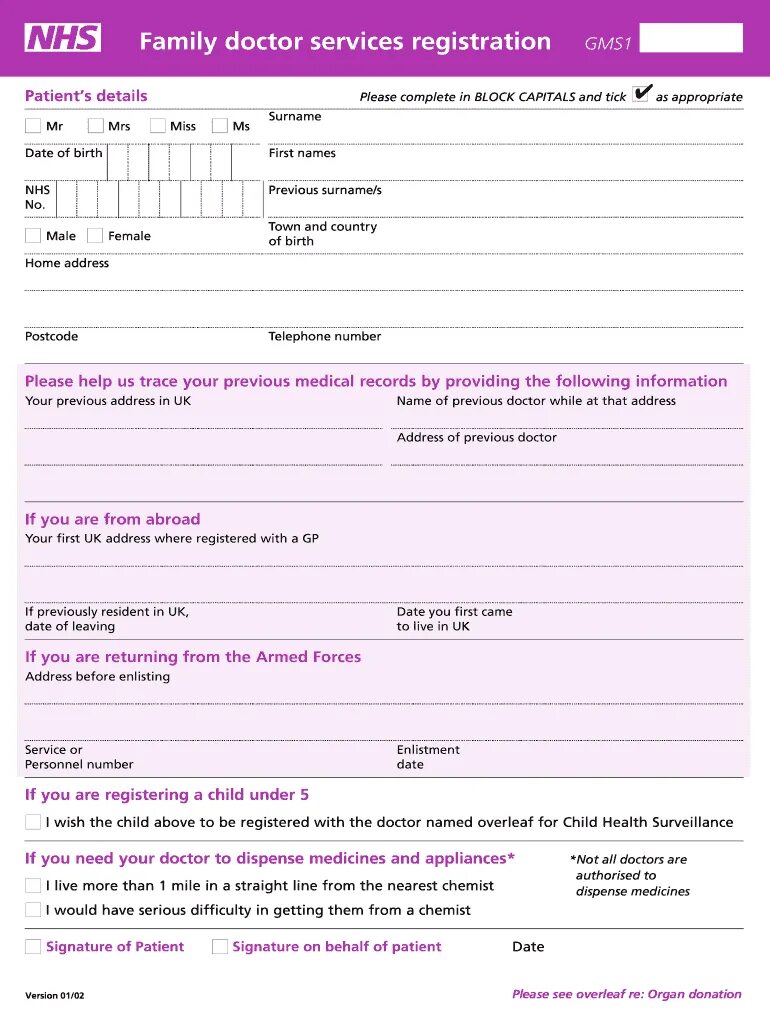 Tick the appropriate boxes