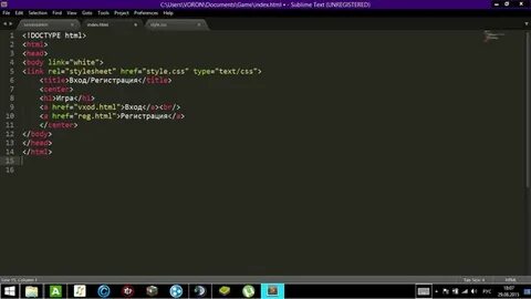 Html title center