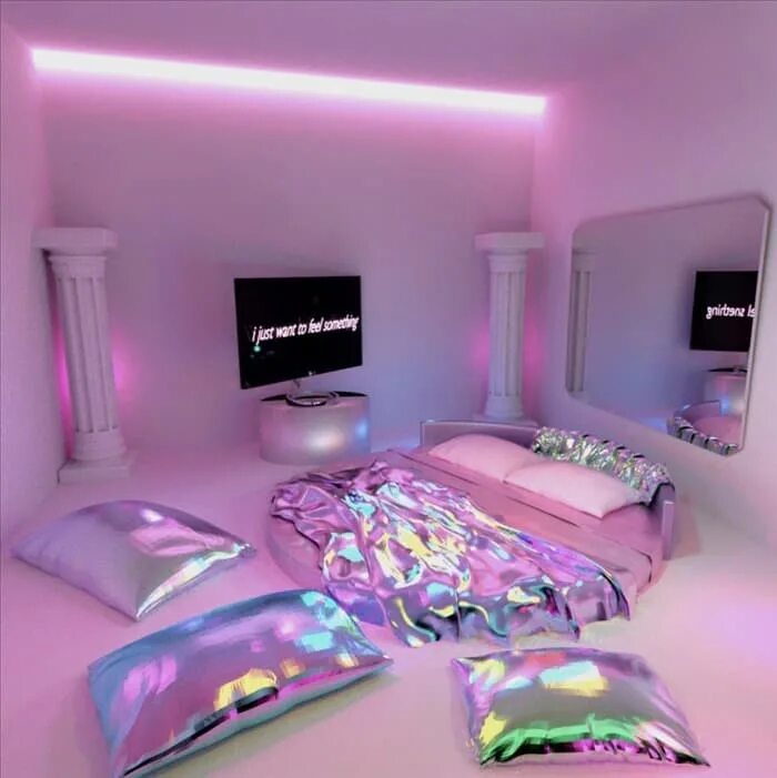 Розовый свет спать. Крутые комнаты для девочек подростков. Спальня с неоновой подсветкой. Самые красивые комнаты для девочек. Комната для девочки с подсветкой.
