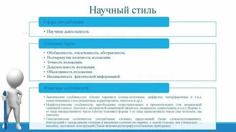 Конспект особенности научного стиля 6 класс ладыженская