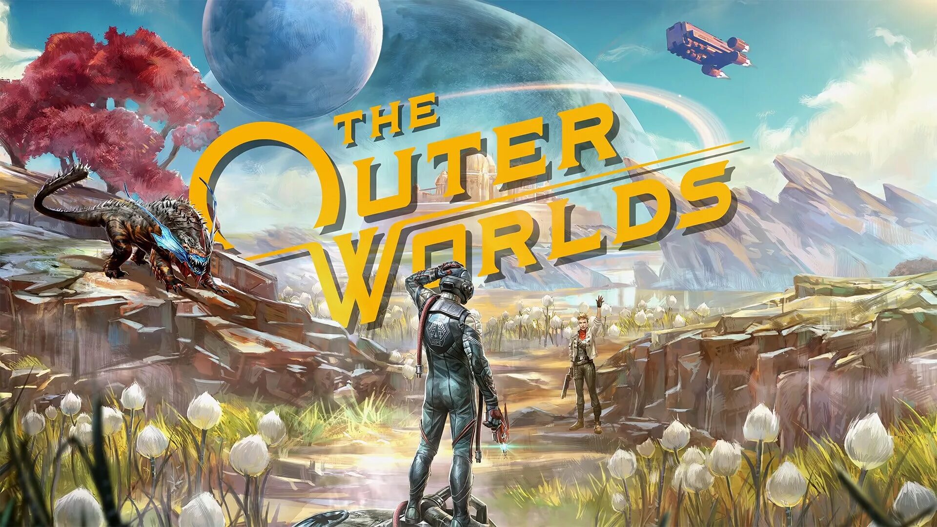 We other world. Игра the Outer Worlds. The Outer Worlds ps4. The Outer Worlds ps4 обложка. The Outer Worlds постеры.