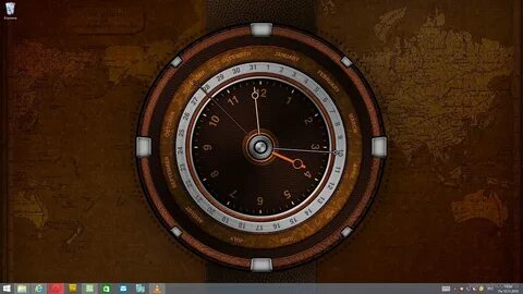Часы на рабочем столе windows