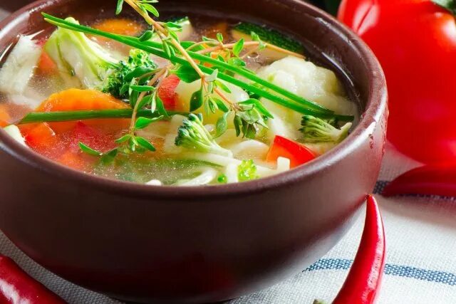 Суп из нута с копченостями Blog-Food Дзен