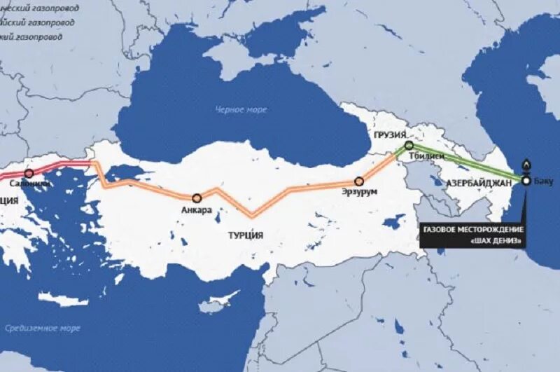 Южный газовый коридор газопровод. Газопровод из Азербайджана в Европу на карте. Газопровод Азербайджан Турция. Газопровод из Азербайджана в Турцию на карте.