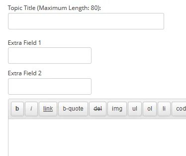 Topic form