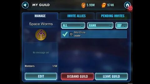 Guild invite