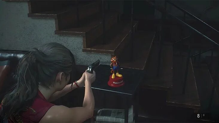 Резидент 2 ремейк читы. Мистер енот resident evil. мистер енот resident evil 2 remake. мистер енот резидент эвил 2.