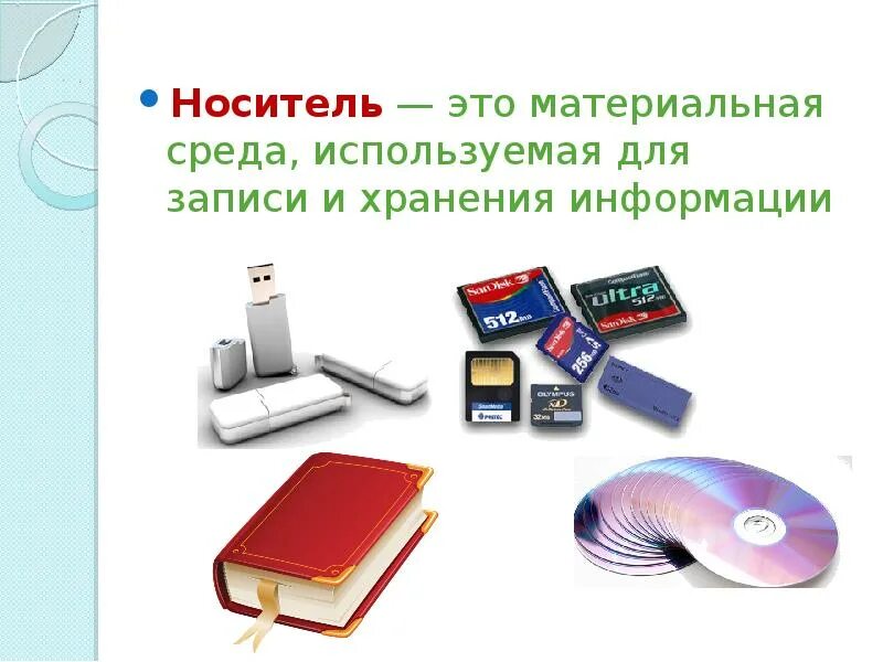 Для хранения информации как правило не используют. Материальные носители информации. материальный носитель (носитель информации) - это. носитель это материальная среда используемая для записи. эволюция носителей информации.