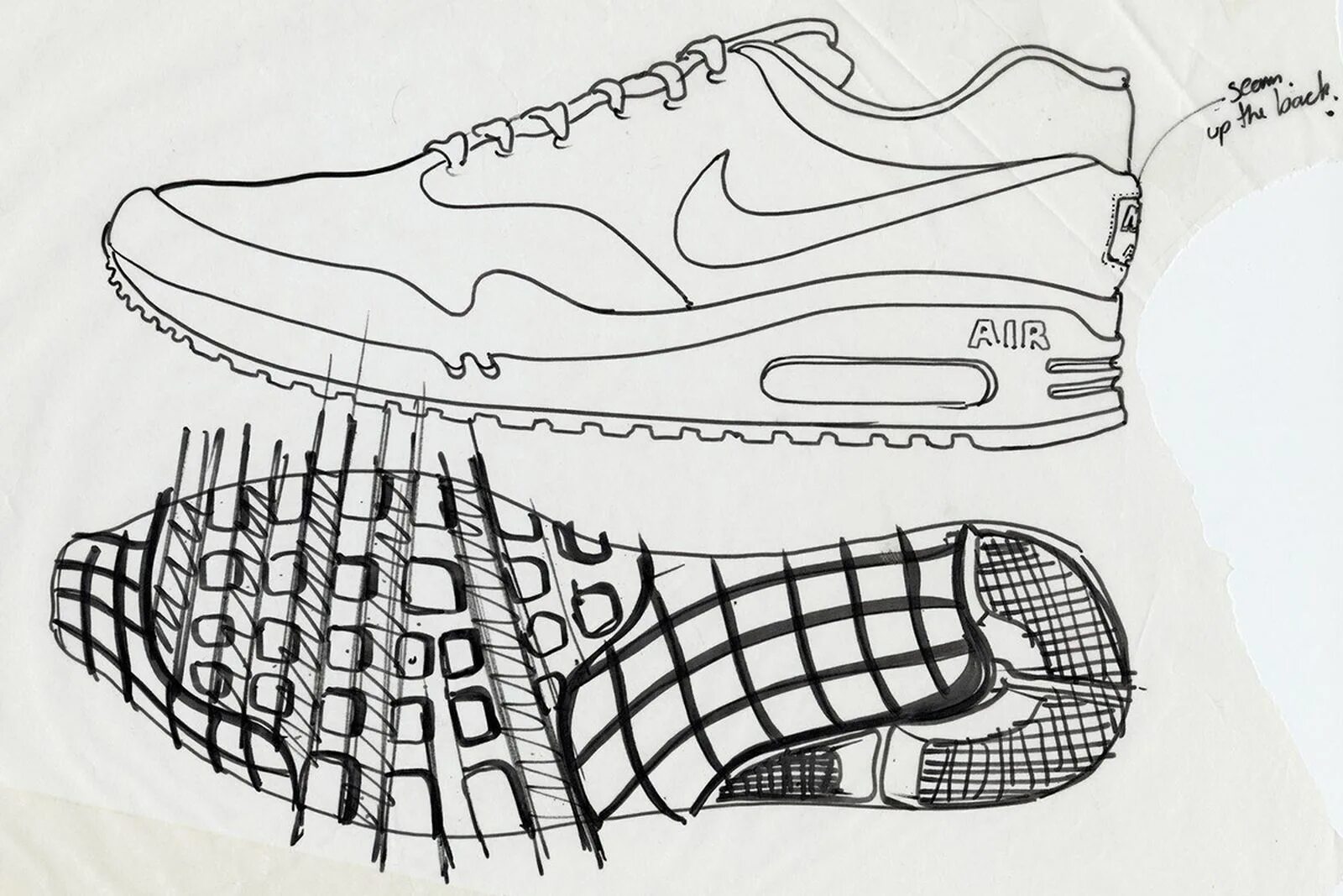 Подошва карандаша. Nike Air Max 95 Sketch. Nike Air Max 1 Sketch to Shelf. Air Max 95 подошва. Подошва найк АИР Макс.