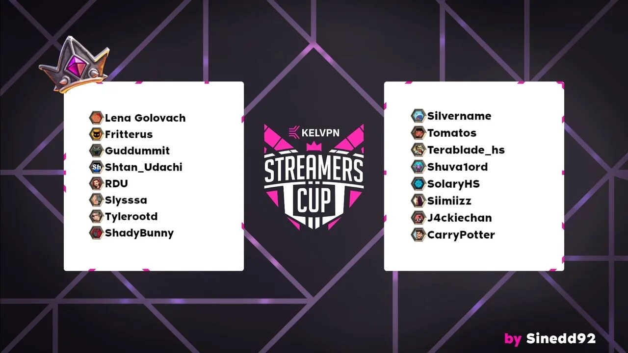 Sinedd92. Streamer Cup BETBOOM табличка с рейтингом. Stream cup