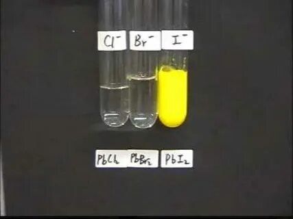 Pbcl2 цвет