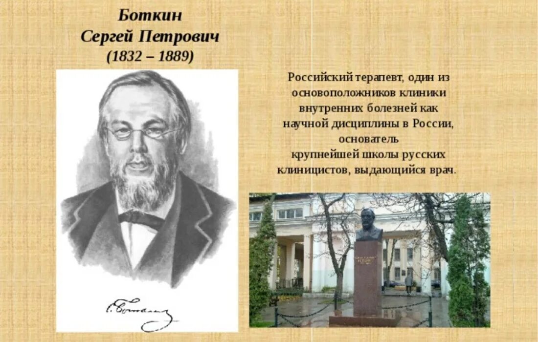 Боткин история медицины. Боткин история медицины