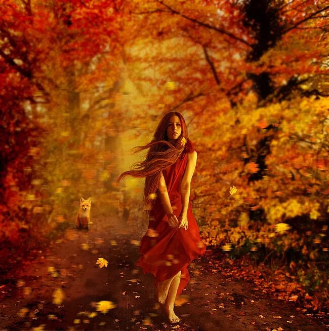 By autumn i