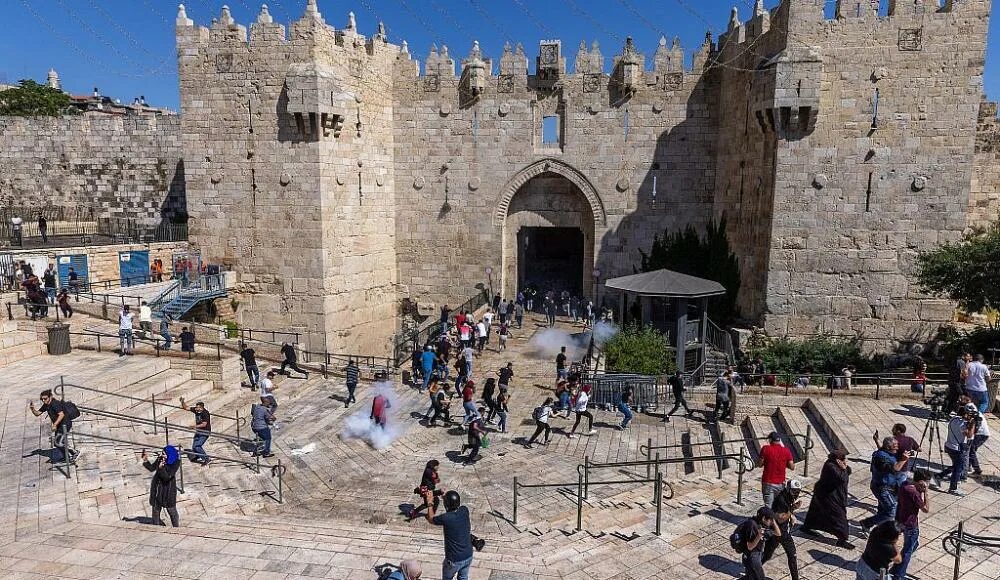 Damascus Gate by Bonfils Porte de Damas ca 1870 - Gilai Collectibles